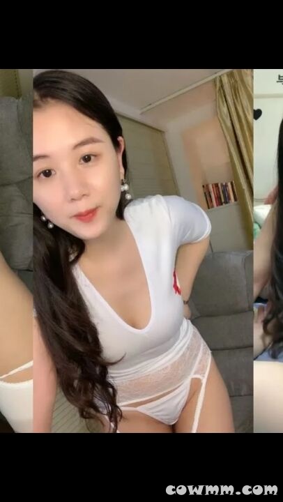 9分颜值气质美女！炮友又来操逼了！性感大奶吊带白丝，乳推吃大屌，大肥臀骑乘位扭腰